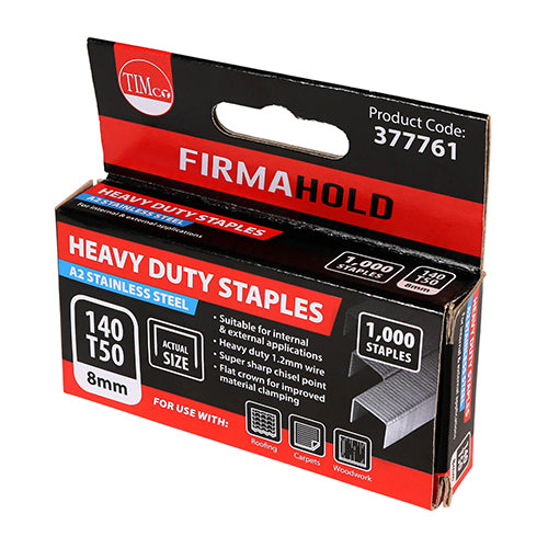 TIMCO Heavy Duty Staples (Chisel Point)
