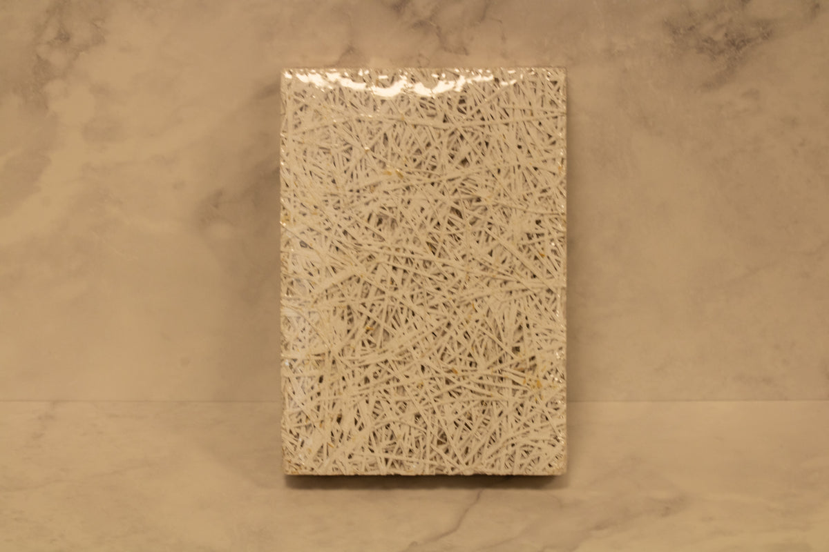 Cewood Wood Wool Boards Samples in white