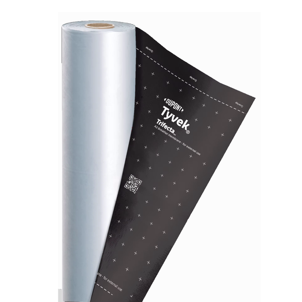 DuPont™ Tyvek® Trifecta™ A2 Fire Rated External Breather Membrane - 1.5m x 25m (37.5m²)
