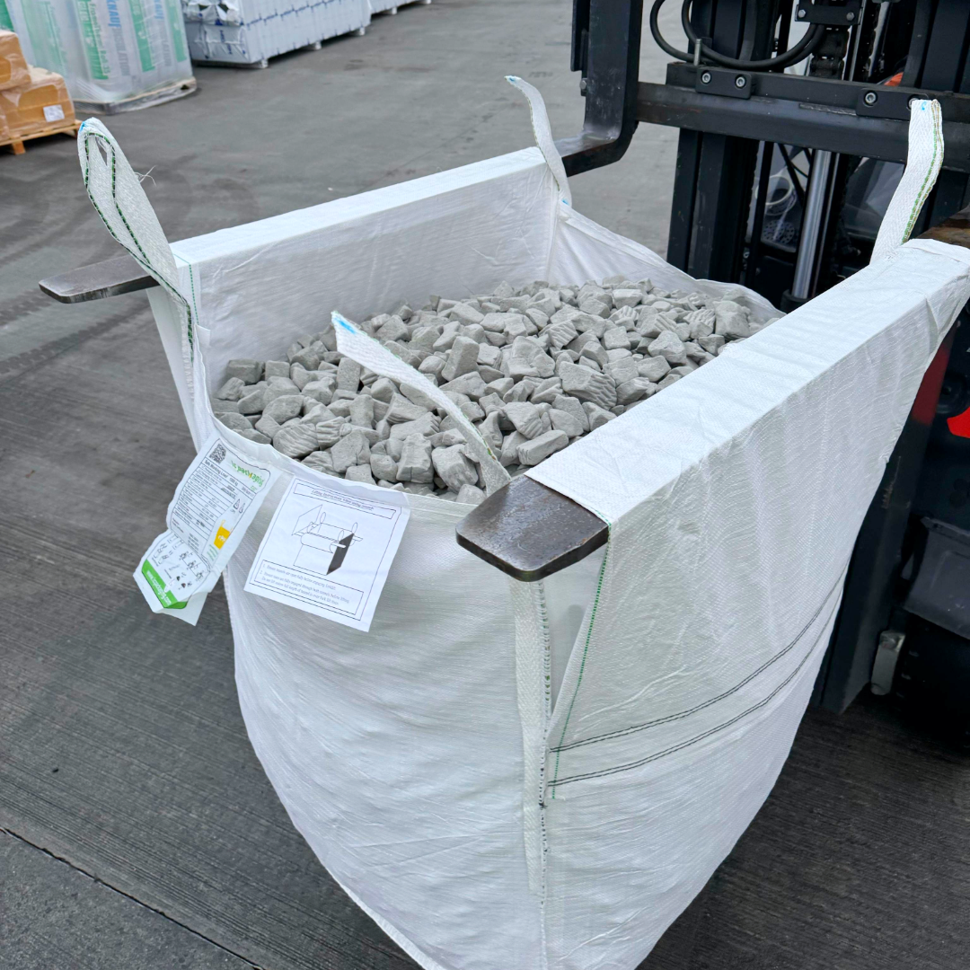 GEOCELL Foam Glass Aggregate/Gravel  bulk bag | Insulation Merchant