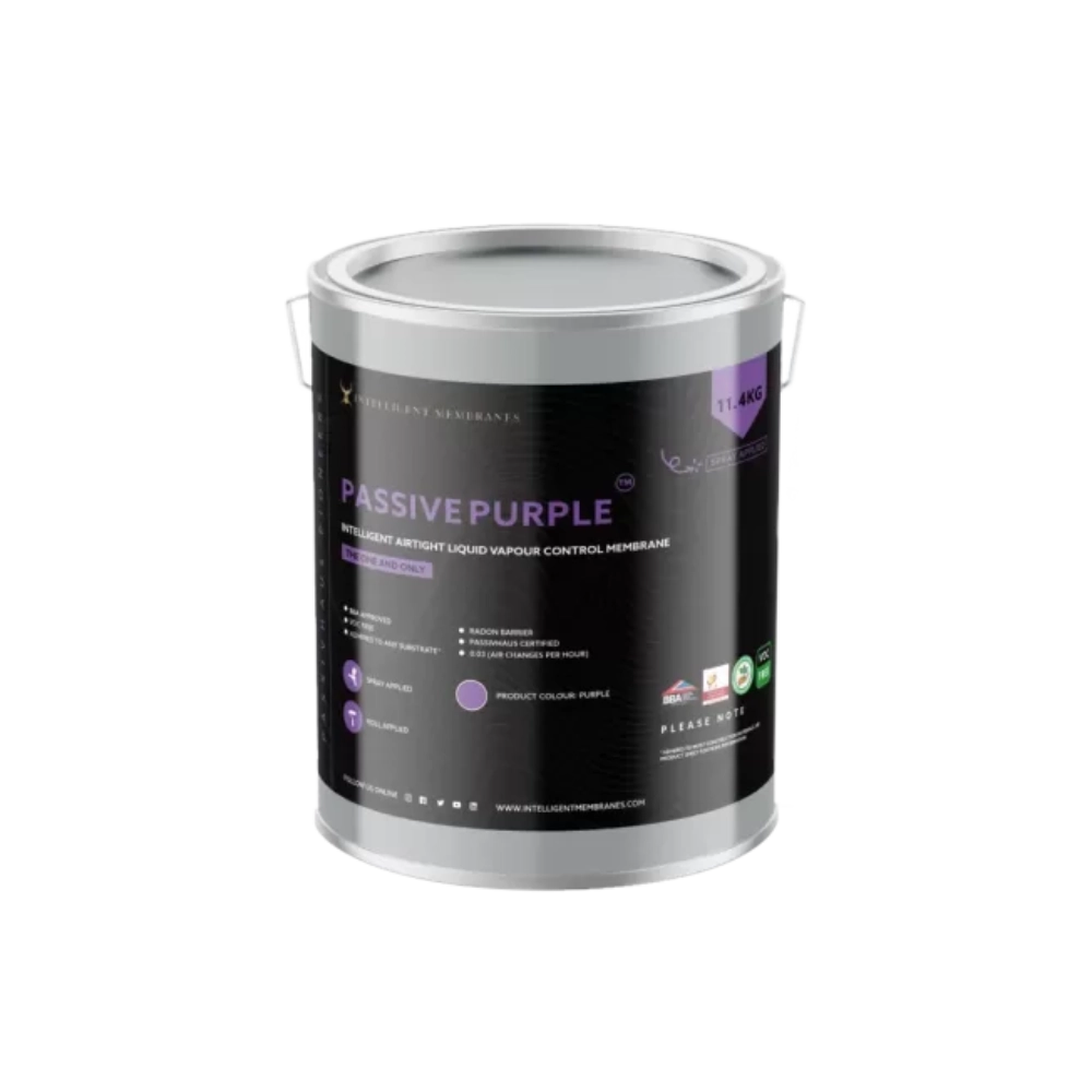 Intelligent Membranes PASSIVE PURPLE Internal Airtight Vapour Control Paint