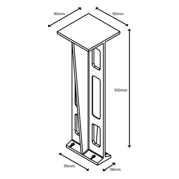 LOFT LEG XL Loft Flooring Legs - Raise Loft Boards by 300mm (12 per box)