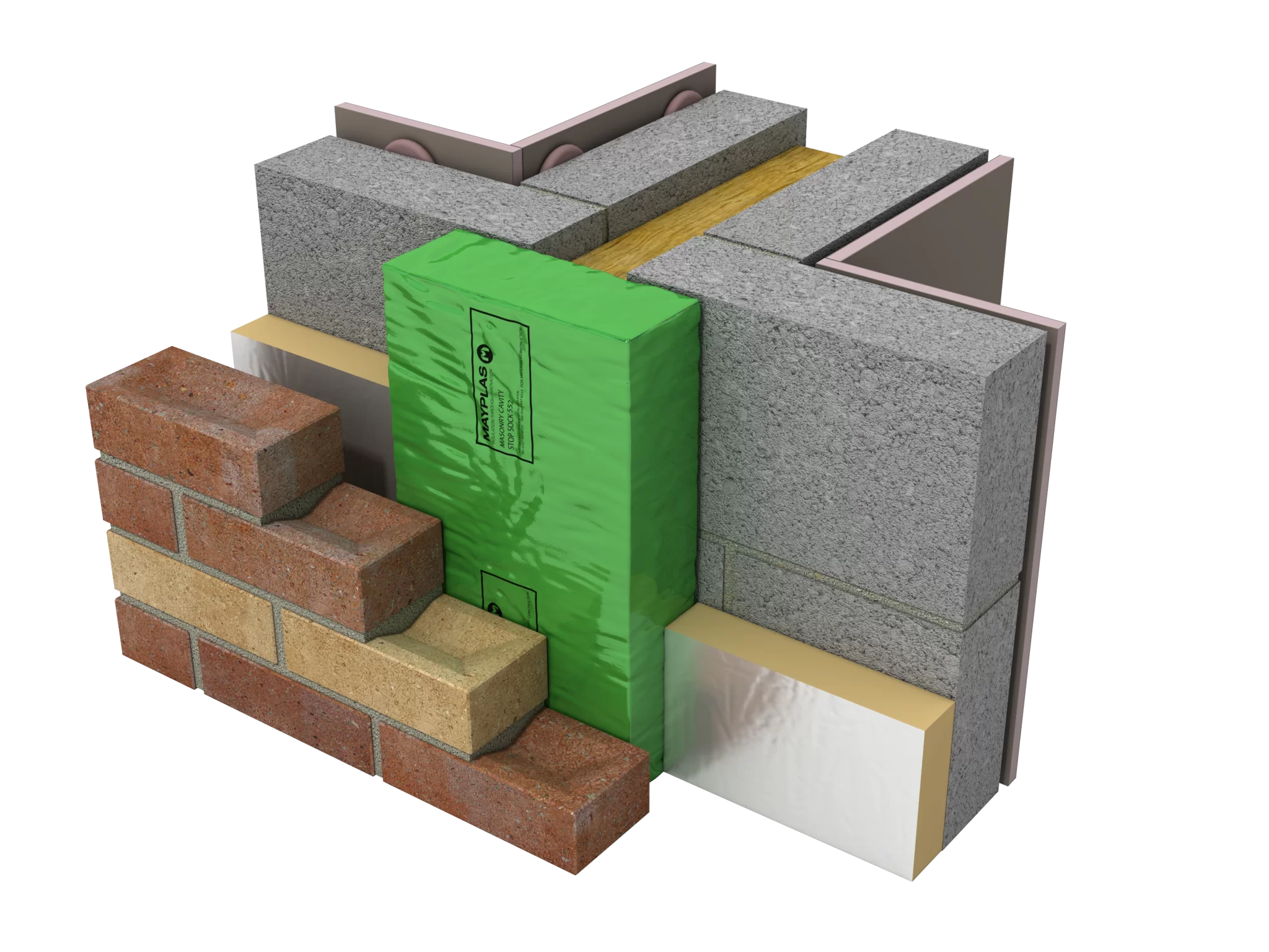 MAYPLAS Party Wall Masonry Cavity Barrier (MP552)