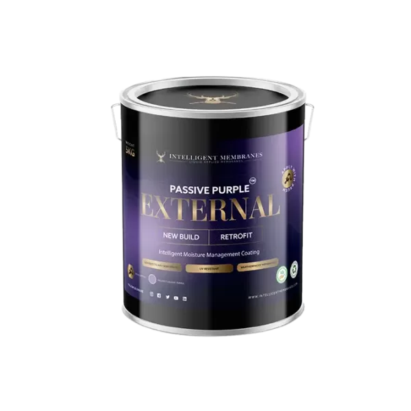 Intelligent Membranes PASSIVE PURPLE External Airtight Vapour Control Paint