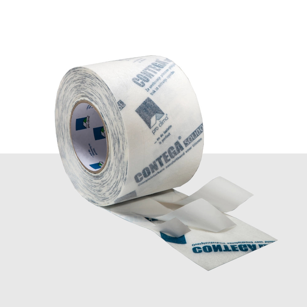 Pro Clima Contega Solido SL80 (Internal Single-sIded Corner Adhesive Tape) - 80mm x 30m | Insulation Merchant