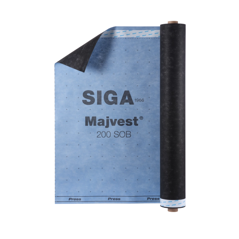 SIGA Majvest® 200 SOB - Breather Membrane with Tape (Particularly for Closed Facade)