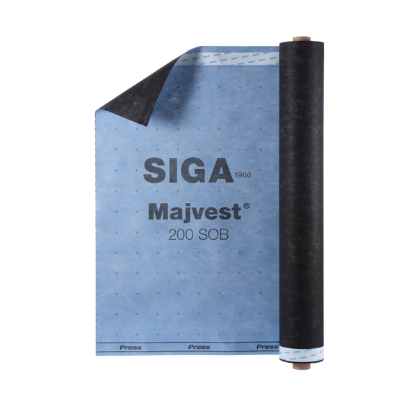 SIGA Majvest® 200 SOB - Breather Membrane with Tape (Particularly for Closed Facade)