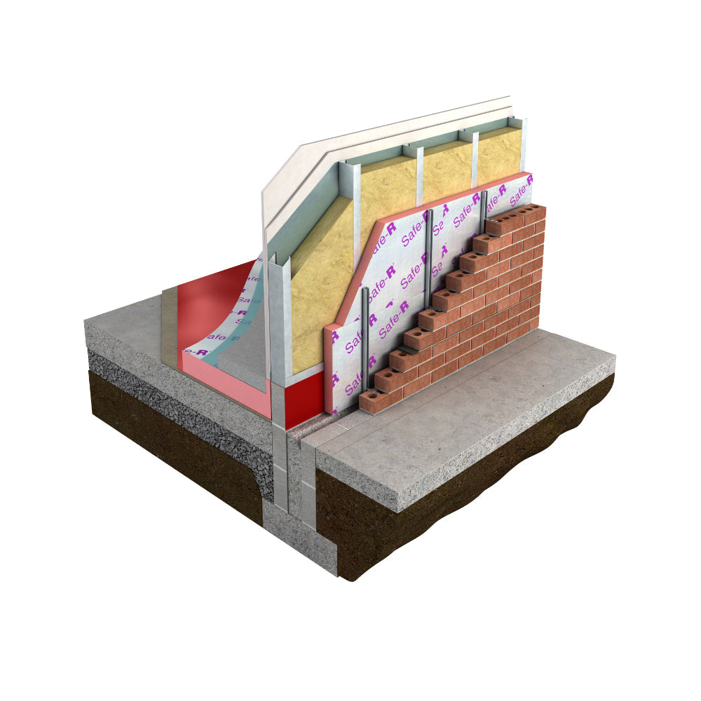 150mm Unilin (Xtratherm) Safe-R Phenolic Foam Board - per sheet