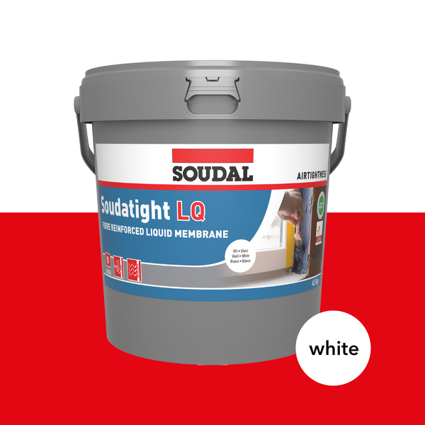 SOUDAL Soudatight LQ Paint On Airtight Membrane (White) - 4.5kg