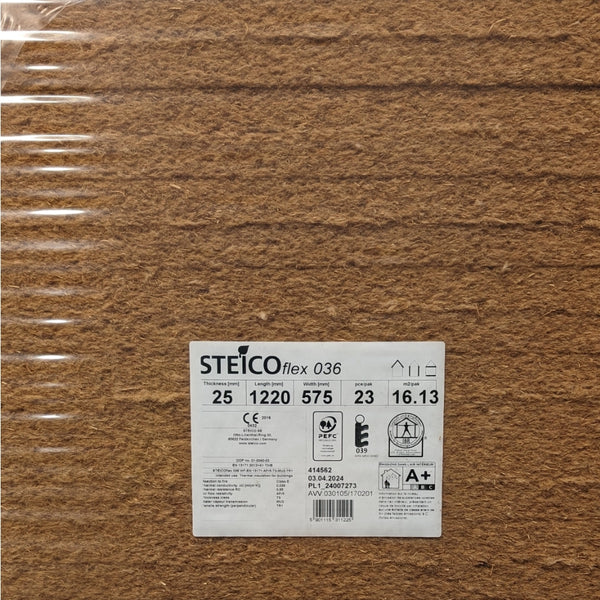 25mm STEICO Flex (Inserts for I-Joists) - 1220mm x 575mm (pack of 23)