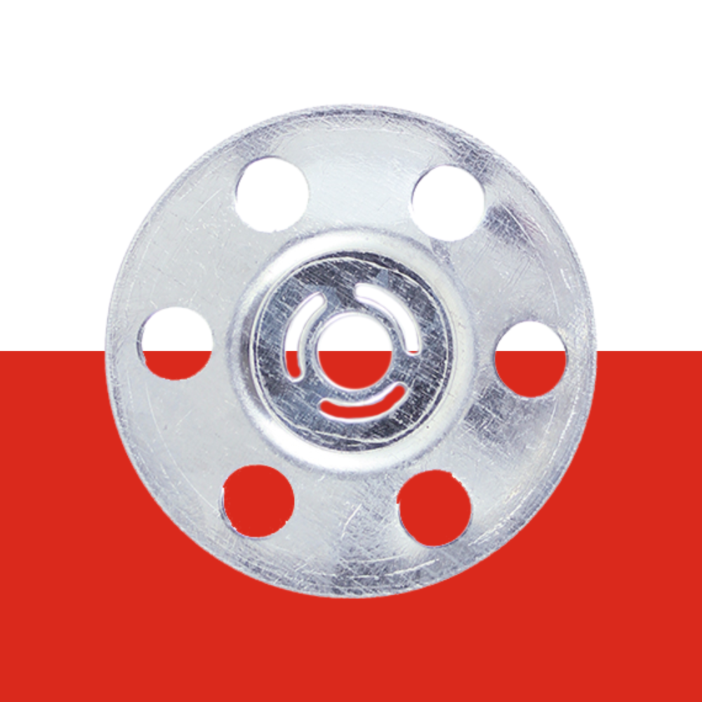 TIMCO Metal Insulation Disc (Galvanised) - 35mm