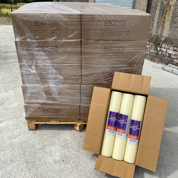 PRO-TEX Temporary Carpet Protection Film - 50m (PALLET of 180 rolls)