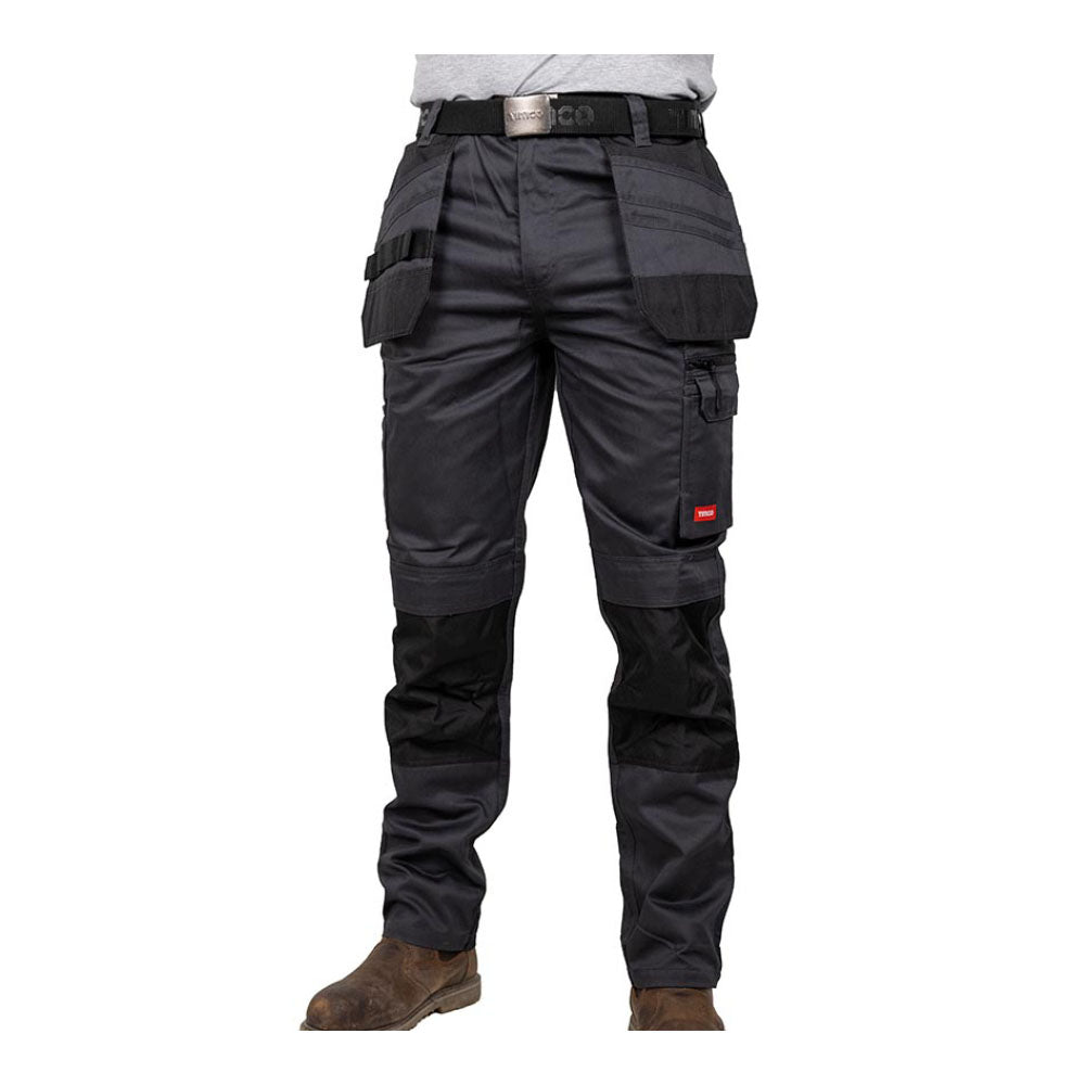 TIMCO Workman Trousers (Grey/Black) - Multiple Sizes