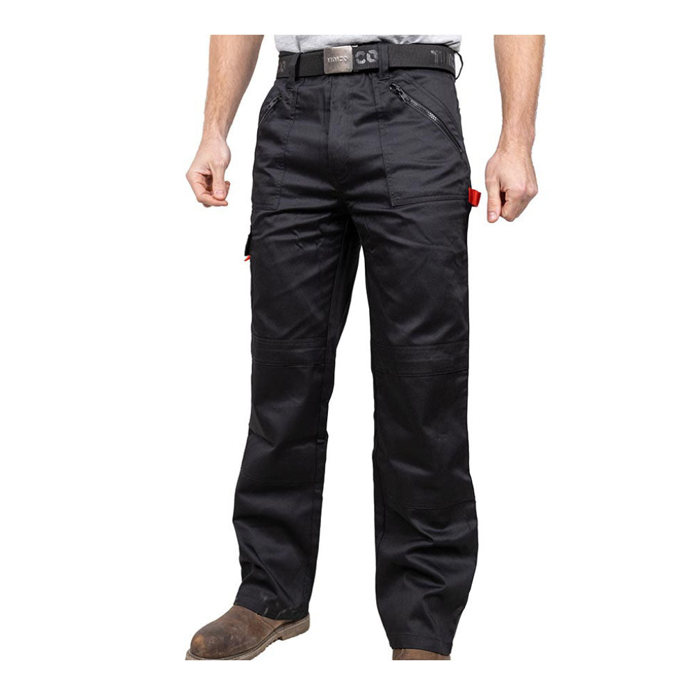 TIMCO Yardsman Trousers (Black) - 32" Leg