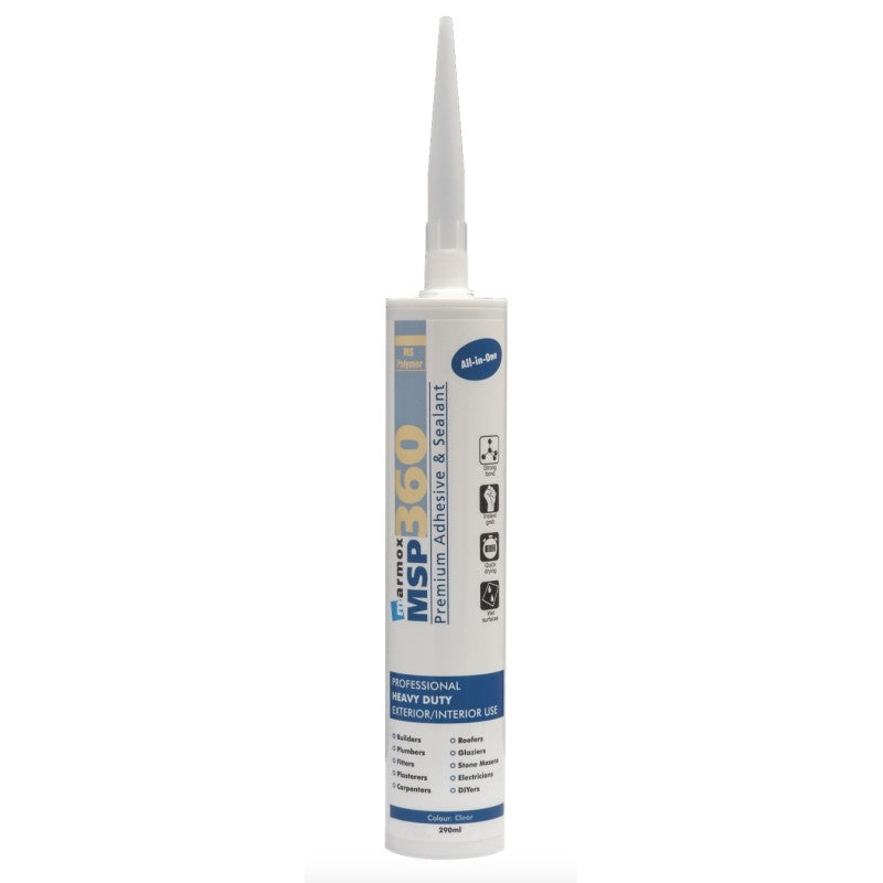 MARMOX MSP360 Sealant/Adhesive (Clear) - 290ml Cartridge