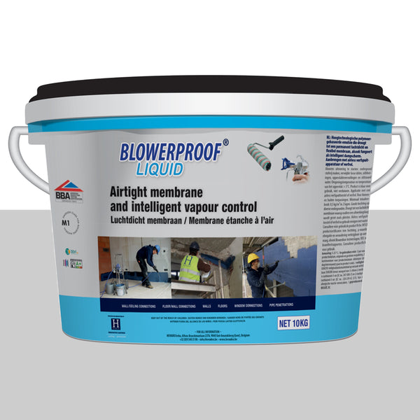 Blowerproof Liquid Spray on Airtightness Membrane (Blue / Black) - 10kg
