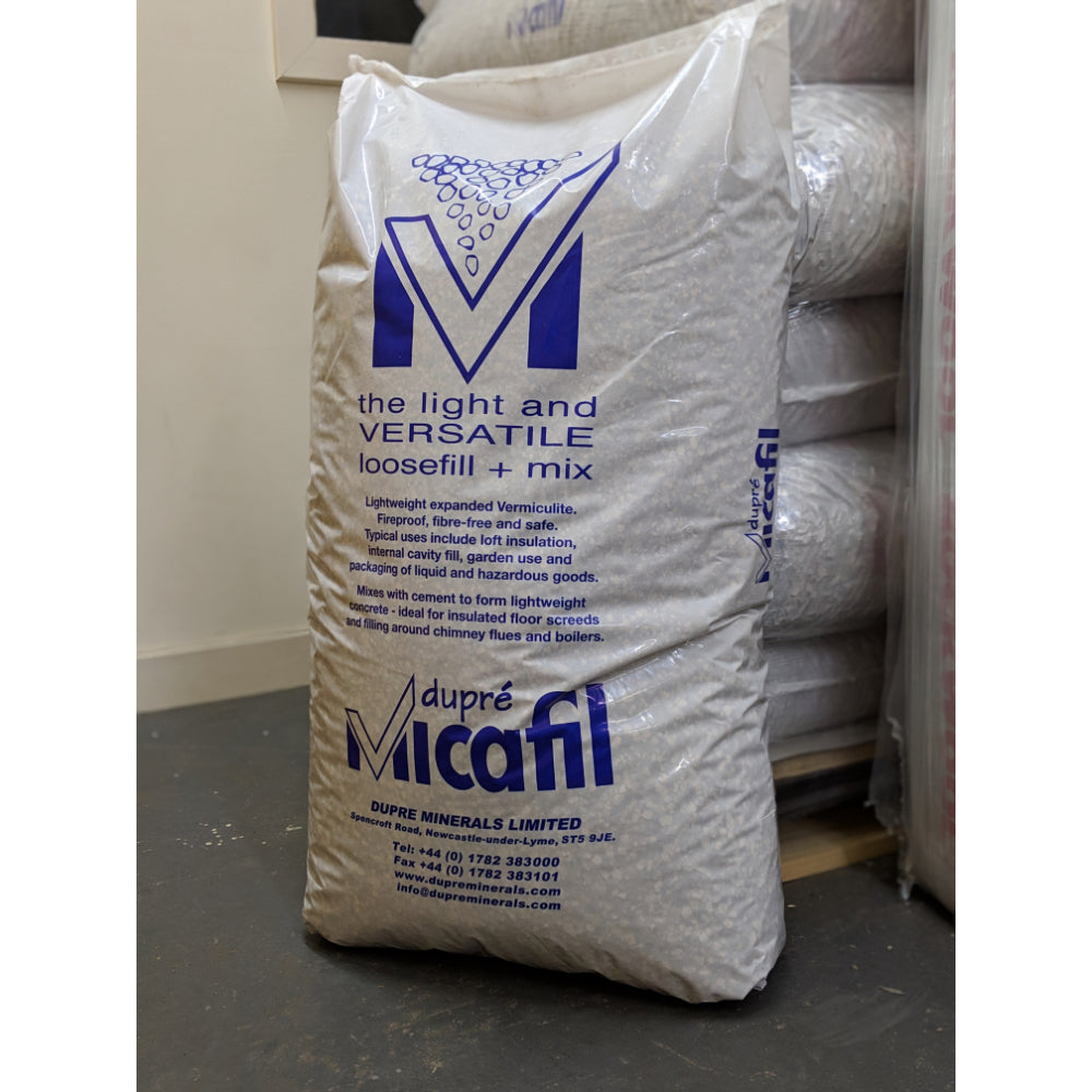 Dupre Micafil Vermiculite Granules - 100L Bag | Insulation Merchant