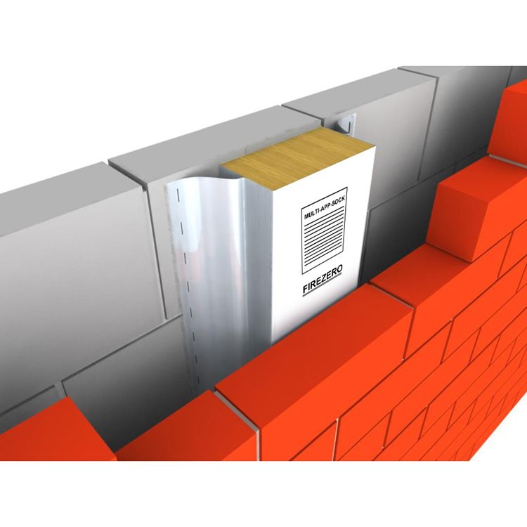 Firezero Multi Sock Cavity Stop TCB (White) - 1200mm x 101-110mm