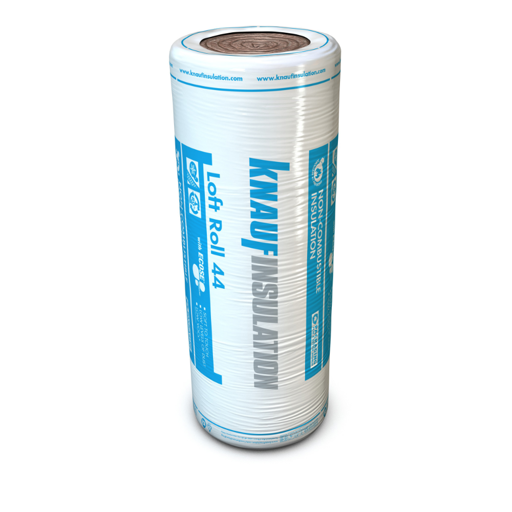 200mm Knauf Loft Roll 44 (Combi-Cut) - 1140mm x 5.2m