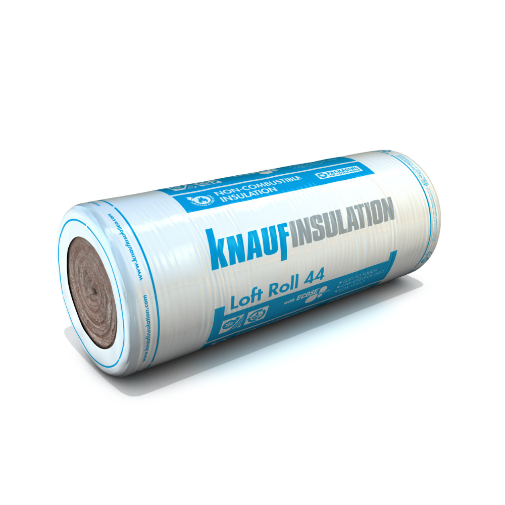 150mm Knauf Loft Roll 44 (Combi-Cut) - PALLET OF 12