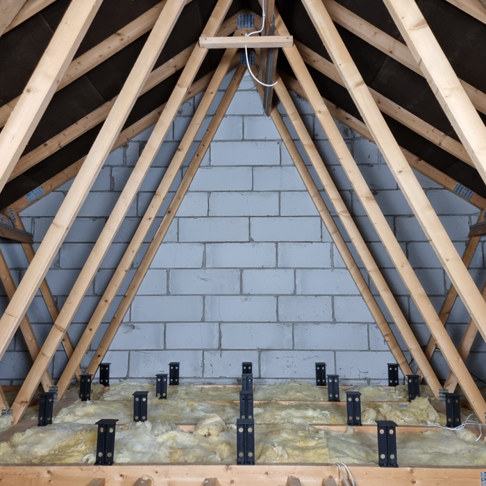 Loft Leg Example LOFT LEG Loft Flooring Legs - Raise Loft Boards by 175mm (12 per box)