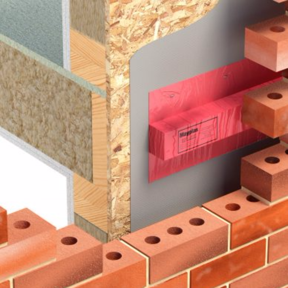 70mm Mayplas Timber Frame Cavity Barrier TCB 551 (85x100mm) - per length