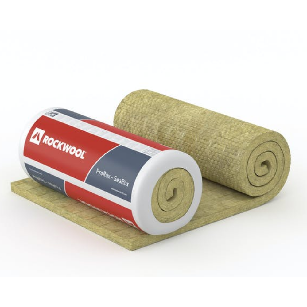 50mm Rockwool ProRox WM 960 Wire Reinforced Duct Wrap - 3.7m x (2x500mm)