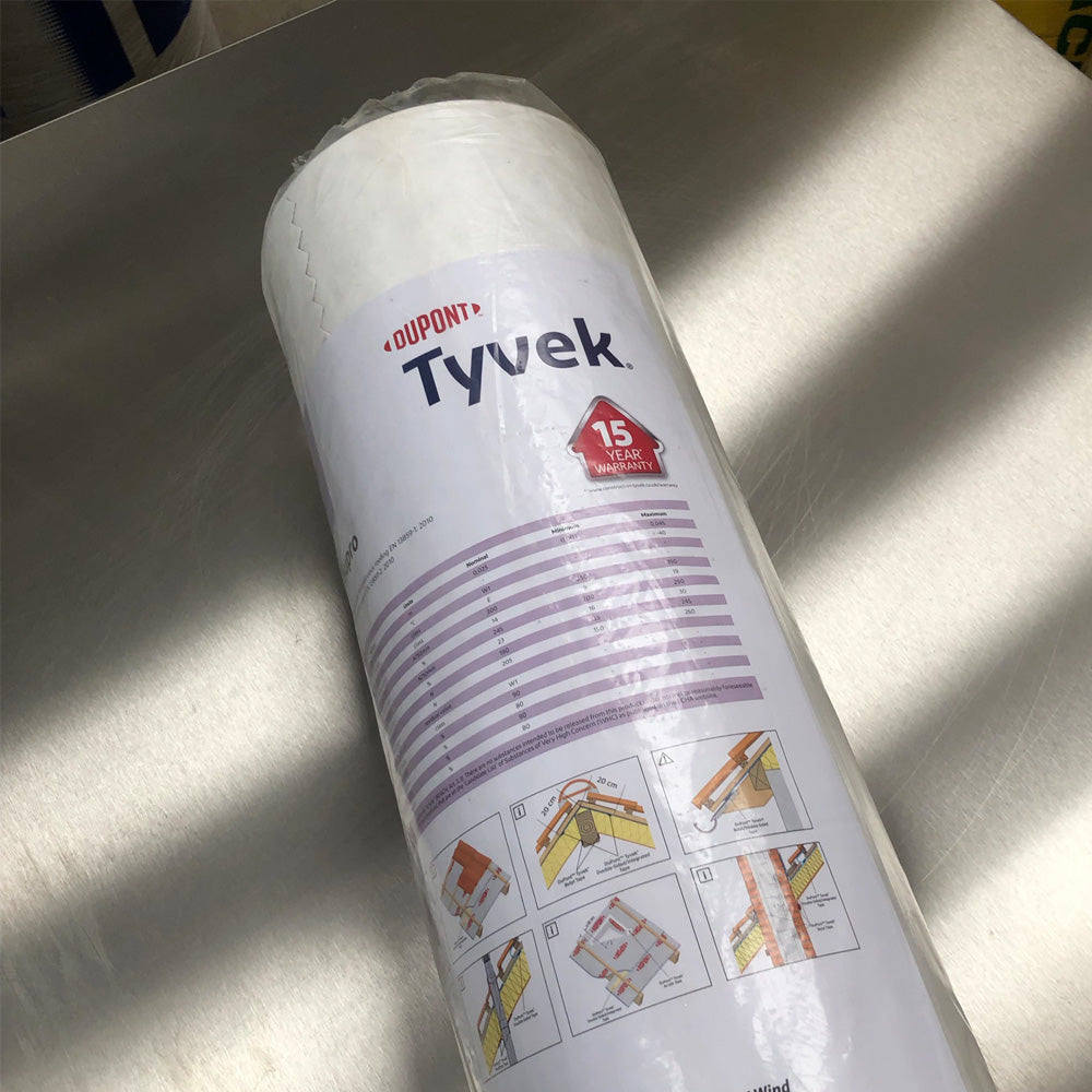 DuPont™ Tyvek® Supro - Breather Felt Roof Membrane - 50m x 1m (50m²)