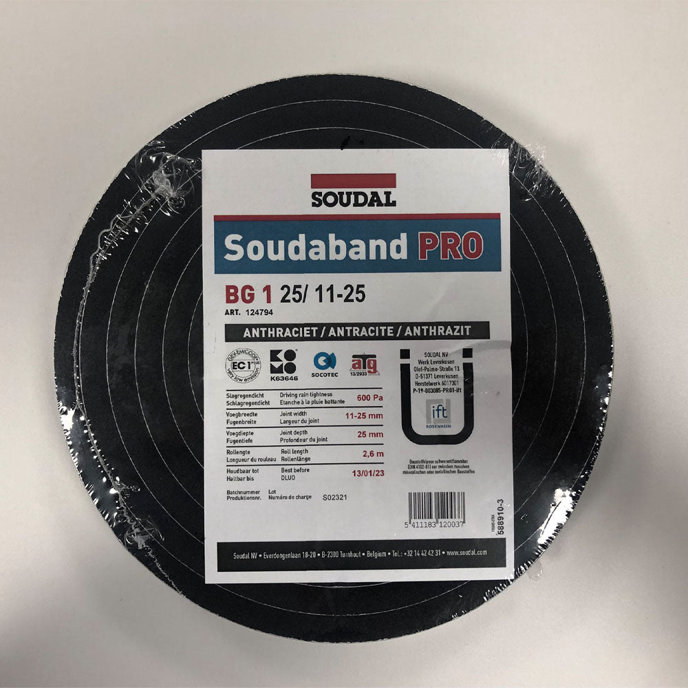 Soudal Soudabond BG1 Foam Sealing Tape 25/11-25mm x 2.6m