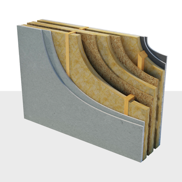 60mm Superglass Timber Frame Party Wall Roll
