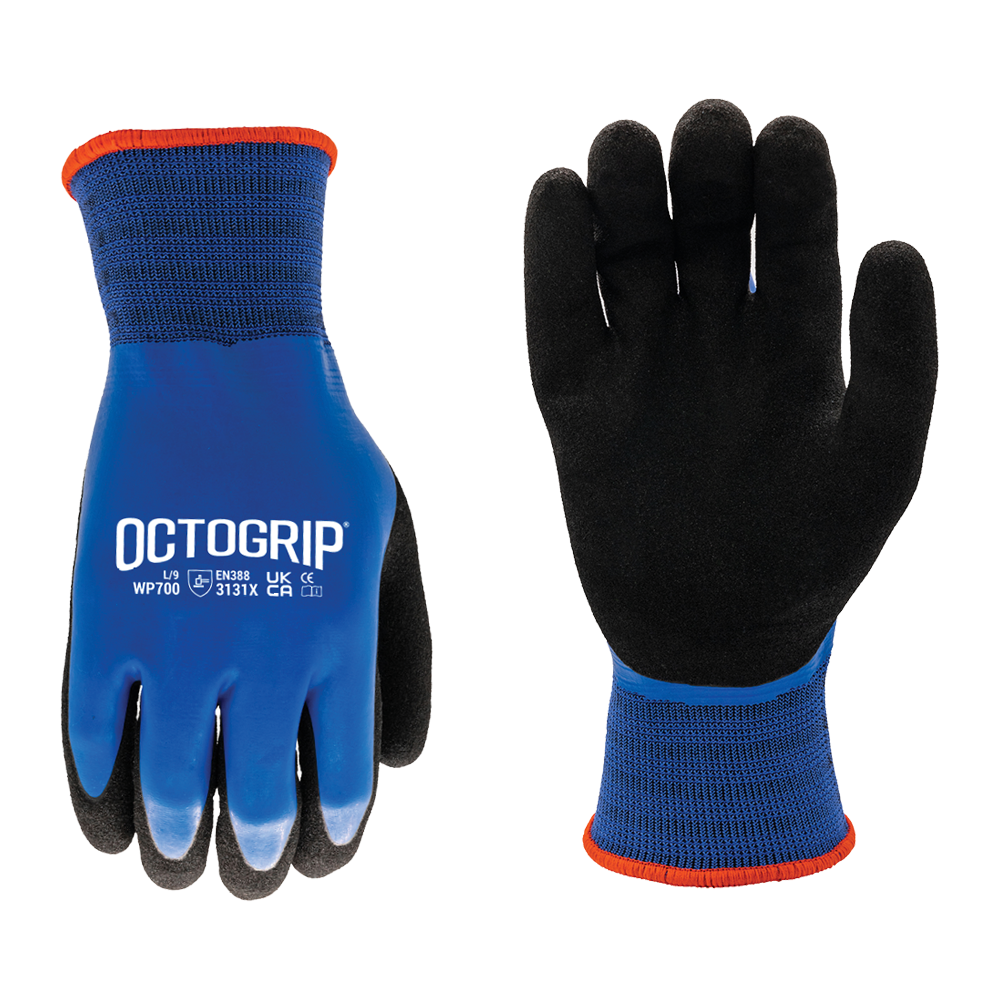 OCTOGRIP WP700 Waterproof Polyester/Latex Glove