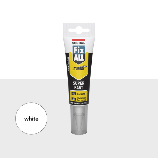 SOUDAL Fix ALL Turbo Adhesive (White) - 125ml small tube