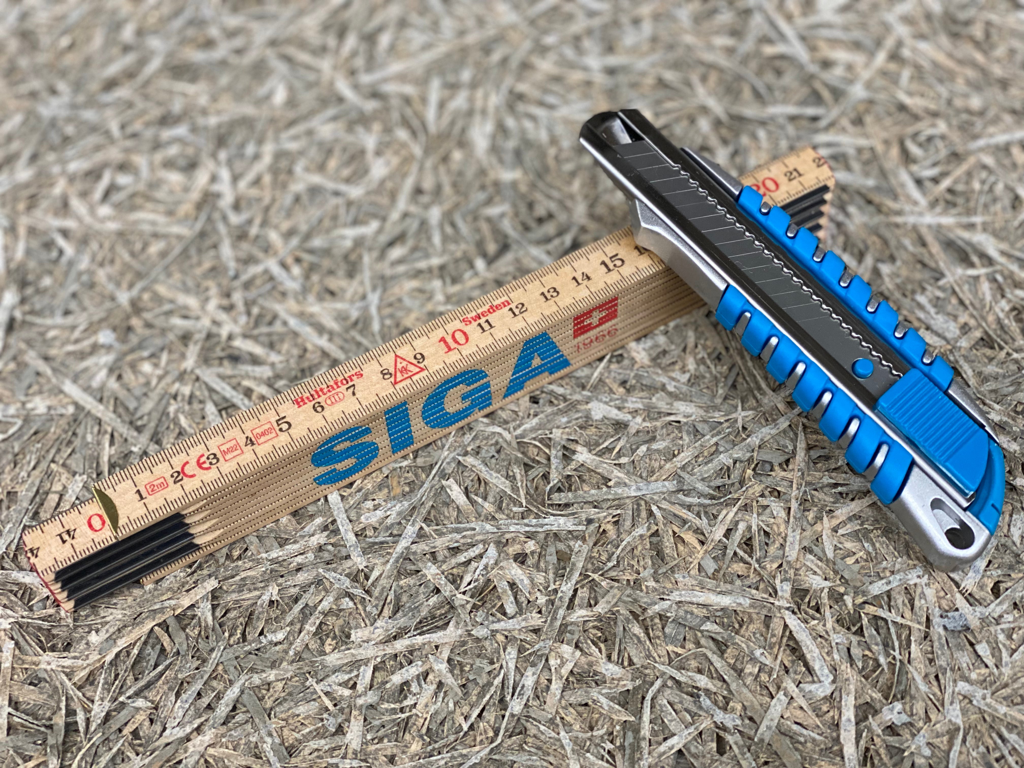 Siga Knife & Ruler Set