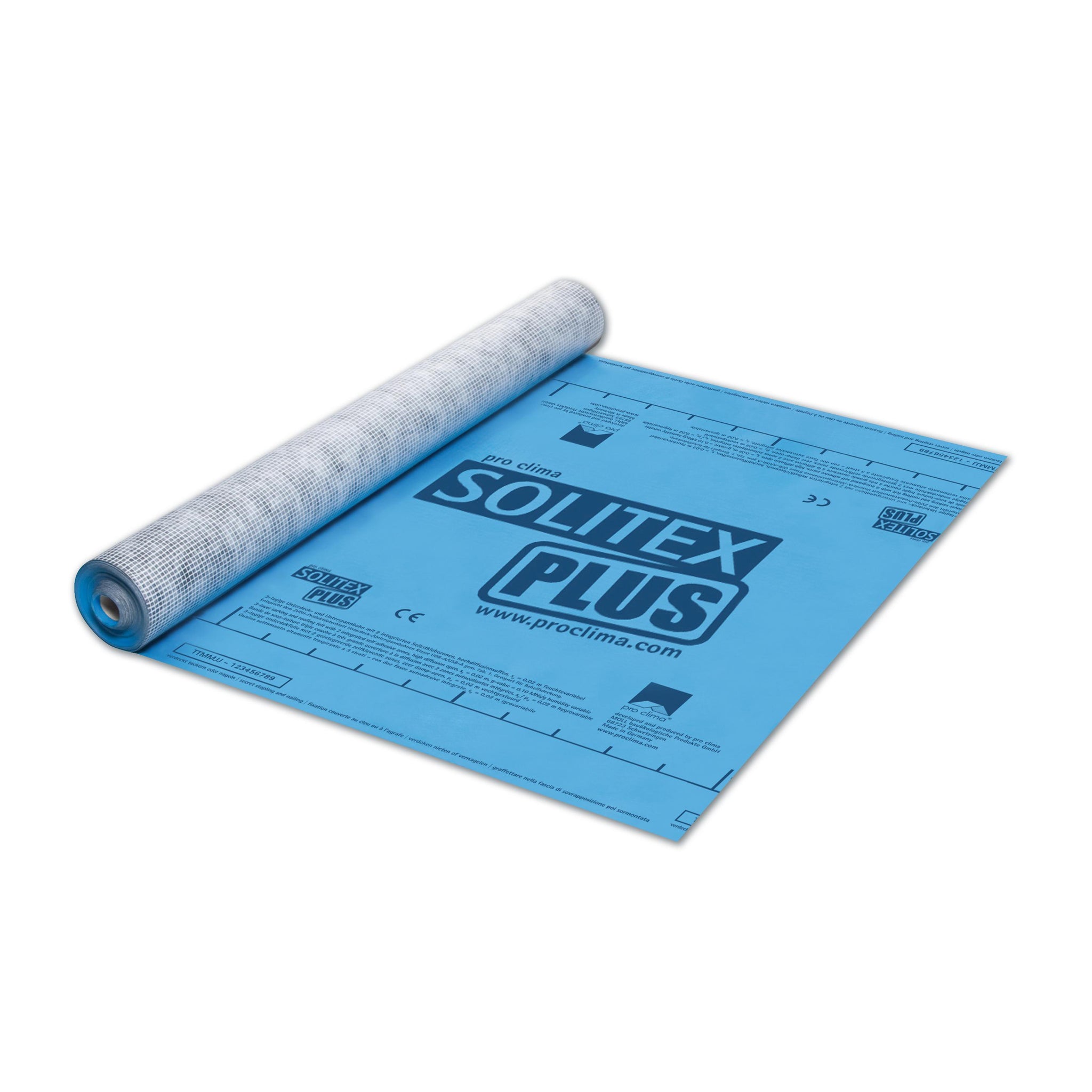 Pro Clima Solitex Plus Connect - Vapour Permeable Membrane + Pre-applied Tape (1.5m x 50m 75m²)