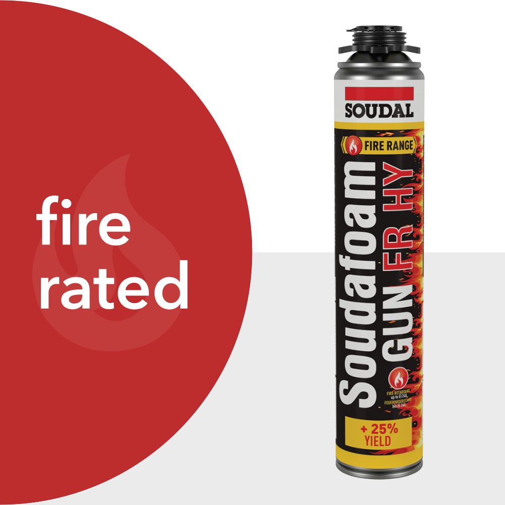 SOUDAL Soudafoam FR HY (High Yield) - 750ml Gun Grade