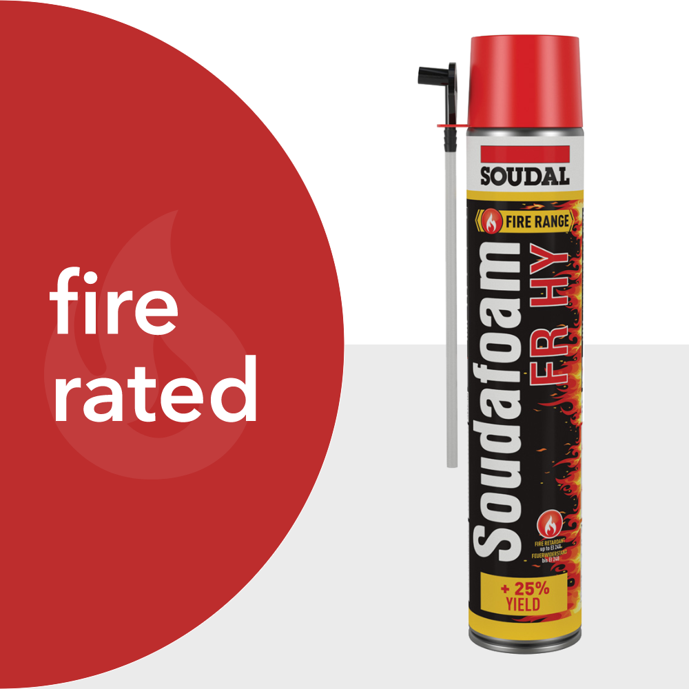 SOUDAL Soudafoam FR HY (High Yield) - 750ml Hand Held